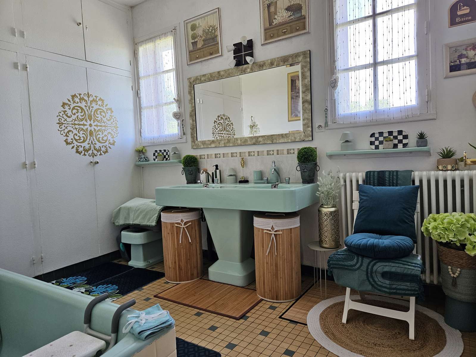 Villa-architecte-Maison-Saint-Laurent-salle-de-bain-principale-art-deco-exclusivite-AMGH-IMMOBILIER